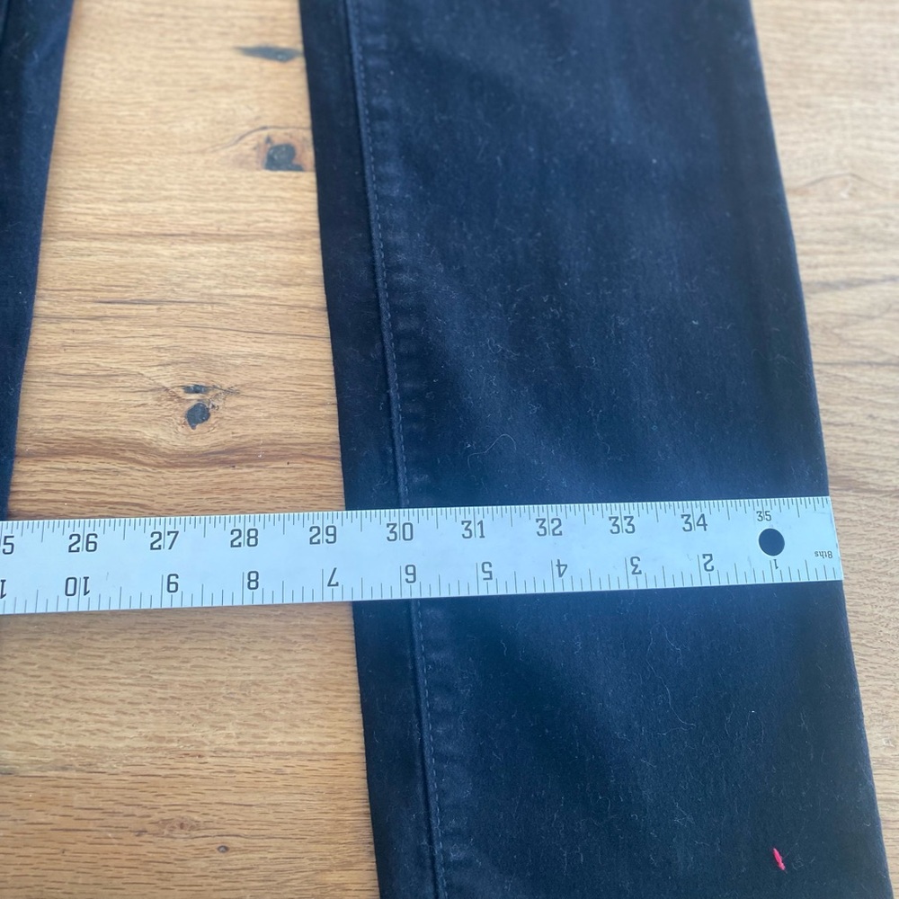 Levi’s Signature Totally Shaping Gold Straight Jeans Black Women’s 2 Long Prelo - Picture 3 of 8